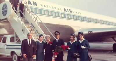 تبلیغ قدیمی ایران ایر(عکس)