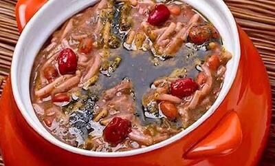 طرز تهیه آش زغال اخته ترش و مقوی