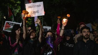قلب این شهر با فریادهای ۱۸۰ هزار نفر لرزید+ ویدئو | تصاویر هوایی از طوفان انسانی در مکزیک!