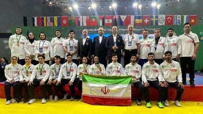 نایب‌قهرمانی ایران با ۱۰ مدال جهانی