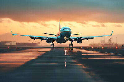 ببینید | فرود زیبای هواپیمای A380 امارات در فرودگاه هیثرو لندن