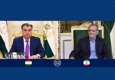 پیام تبریک پزشکیان به مناسبت سالگرد استقلال تاجیکستان