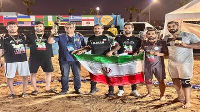 درخشش تیم ملی کشتی ساحلی ایران در سری جهانی مراکش - پارس فوتبال