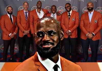 از تالار مشاهیر تا صدر NBA/ دستاورد بی‌سابقه جیمز در ۴۰ سالگی - پارس فوتبال