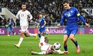 پوستر جنجالی ازبکستان برای بازی با ایران در فینال کافکا