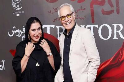 نسیم ادبی و محمود کلاری در مراسم اکران خصوصی فیلم «آدم‌فروش» + عکس