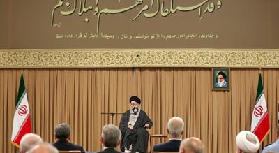دیدار رئیس‌جمهور و اعضای هیئت دولت با رهبر انقلاب