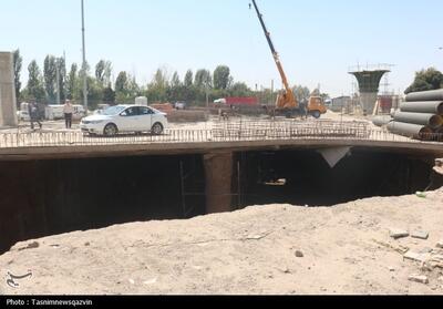 پیشرفت 30 درصدی پروژه تقاطع غیرهم‌سطح دفاع مقدس - نسیم شمال - اقبالیه - تسنیم