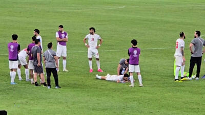ماساژ طارمی میان اندوه اردوی ایران در پایان بازی