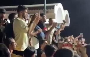 تجمع مردم تونس در محکومیت حمله پهپادی به کشتی کاروان آزادی صمود