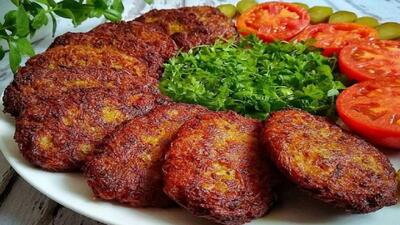 آموزش کتلت گوشت حرفه ای