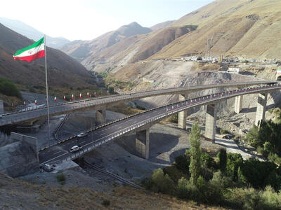 باند شرقی تهران -شمال ، آماده عبور خودروها