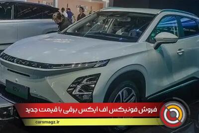 شرایط فروش فونیکس FX برقی با قیمت جدید + شهریور 1404