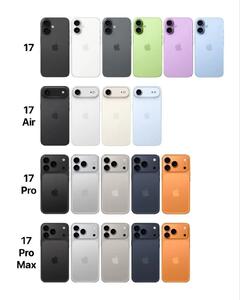رنگ‌بندی iPhone 17 معلوم شد