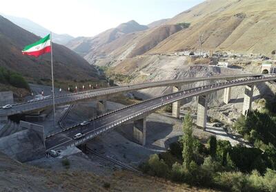 باند شرقی منطقه ۲ آزاد راه تهران ـ شمال افتتاح شد؛ شاهکار مهندسی با ۱۶ تونل و ۱۲ پل