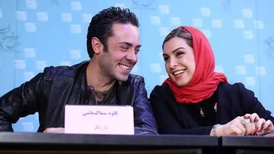 تصویر روز | عکس‌ بازیگران رفیق، کاوه سماک‌باشی و سولماز حصاری | گلی شی