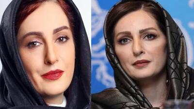 تصویر روز | تغییر چهره نازنین بیاتی و شقایق دهقان | گلی شی