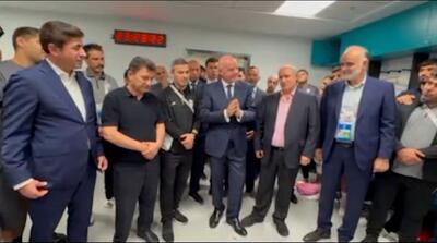 سخنان رئیس فیفا در رختکن تیم فوتبال ایران را ببینید