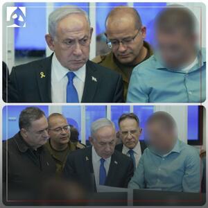 عکس: نظارت نتانیاهو بر عملیات حمله به حماس در دوحه