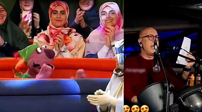 پشت صحنه آهنگ خواندن جناب خان را ببینید