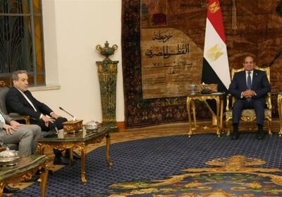 دیدار عراقچی با رئیس‌ جمهور مصر - تسنیم