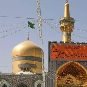 آذین بندی و چراغانی ویژه حرم رضوی در میلاد پیامبر اعظم(ص) - تسنیم
