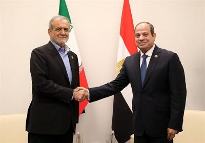 گفتگوی تلفنی پزشکیان و رئیس جمهور مصر