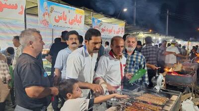 سرآشپزان در جشنواره گوشت و کباب سجاس خدابنده هنرنمایی می‌کنند