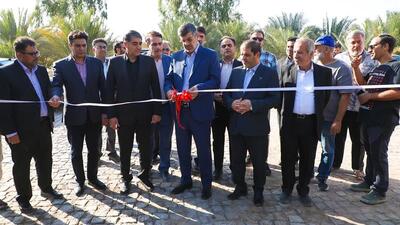 افتتاح ۲ طرح عمرانی با حضور استاندار یزد در شهرستان بافق