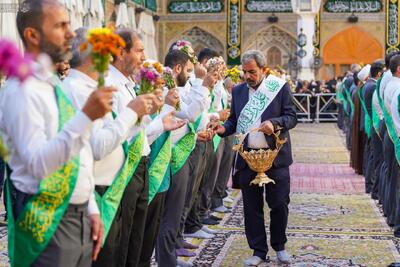 جشن میلاد پیامبر رحمت در حرم امیرالمؤمنین علیه‌السلام