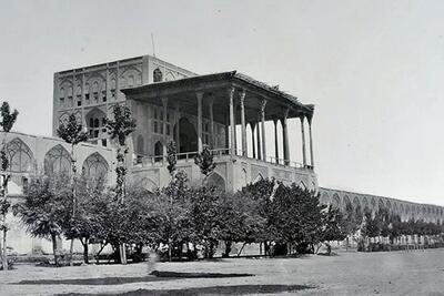 عالی‌قاپو در عصر قجر(عکس)