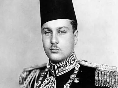 ملک فاروق و ولیعهد نوزادش فواد، آخرین پادشاهان مصر(عکس)