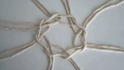 ایده عالی برای کاردستی با نخ/ ساخت دکوری با نخ و گره!