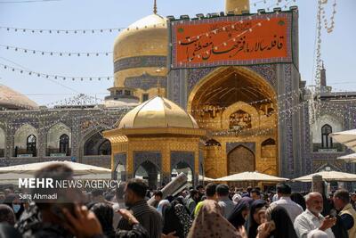 تصاویر: روز میلاد پیامبر(ص) و امام جعفر صادق(ع) در حرم مطهر رضوی