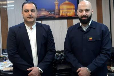 دیدار محمدی با مدیر روابط عمومی شرکت فولاد
