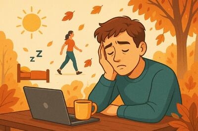 روش‌های مؤثر مقابله با خواب‌آلودگی در فصل پاییز