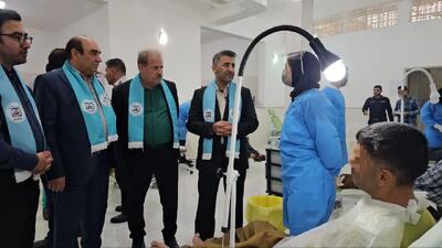 ارائه خدمات رایگان دندانپزشکی به مددجویان مجتمع کاردرمانی فارس