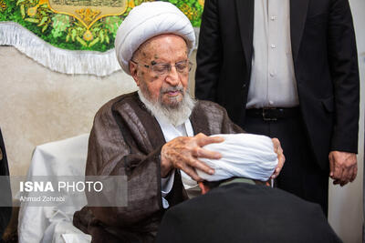 جشن و عمامه گذاری طلاب در روز میلاد پیامبر اکرم(ص) و امام جعفر صادق(ع) - قم