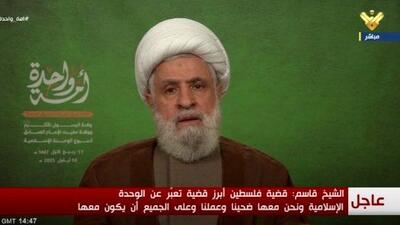 شیخ نعیم قاسم: تجاوز به قطر بخشی از پروژه «اسرائیل بزرگ» است