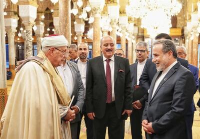 بازدید وزیر امور خارجه از مسجد جامع الزیتونه و دیدار با مفتی کل تونس - تسنیم