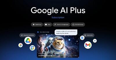 گوگل AI Plus و جمنای ۲/۵ پرو را با ۲۰۰ گیگابایت حافظه در دسترس قرار داد