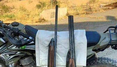 کشف و ضبط ۲ قبضه اسلحه شکاری در منطقه حفاظت‌شده مراکان
