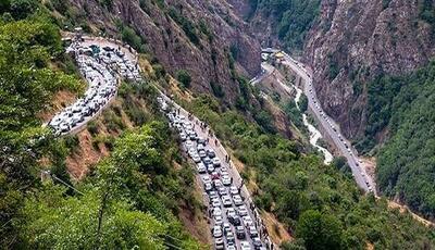 جاده چالوس پس از ۵ روز دوطرفه شد