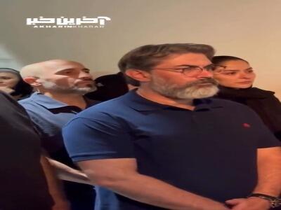 حضور جمعی از هنرمندان در مراسم یادبود مرحومه مریم حسینیان