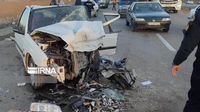 ۱۳ نفر بر اثر حوادث رانندگی در جاده‌های کردستان مصدوم شدند