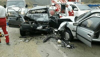 تصادف در علی‌آباد کتول با ۹ نفر مصدوم