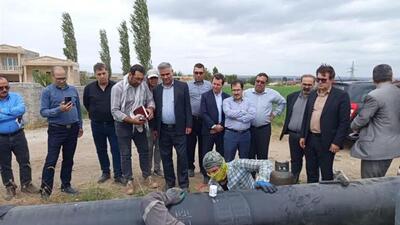 مرحله چهارم گازرسانی به شمال استان اردبیل در حال اجراست