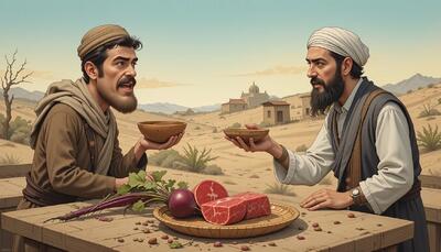 معنی ضرب المثل چغندر گوشت نمیشه، دشمنم دوست نمیشه