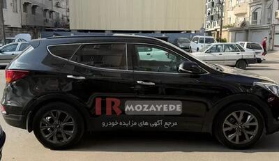 حراج  یک دستگاه خودروی کارکرده سنددار سانتافه  رنگ : مشکی  مدل : 2014 (دولتی) /  تا 1/000/000/000 زیر قیمت