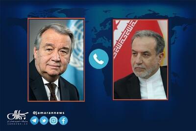 سخنگوی سازمان ملل: «گوترش» و «عراقچی» درباره موضوع هسته‌ای و وضعیت یمن گفت‌وگو کردند